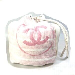 CHANEL Pink Logo Shoulder Bag